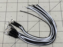 High Intensity 5mm White LED w Resistor & Wire Leads, Pre-wired 10 pack