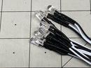 High Intensity 5mm White LED w Resistor & Wire Leads, Pre-wired 10 pack