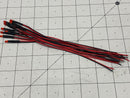 3mm Red LED w Resistor & Wire Leads, Pre-wired 10 pack