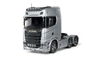 Silver Pre Paint 1/14 R/C Scania 770 S 6X4 - Package Deal w 10 Channel FS-i6x Completer Kit