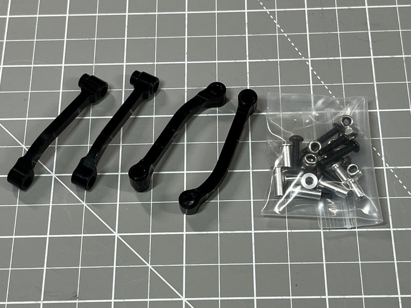 Aluminum Rear Link Arm Set - Black Finish