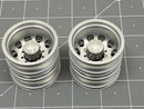 10 Hole Aluminum Alloy Wheel Set - Aluminum Color