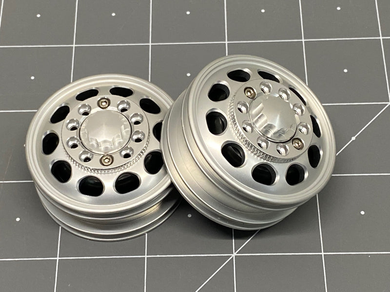 10 Hole Aluminum Alloy Wheel Set - Aluminum Color