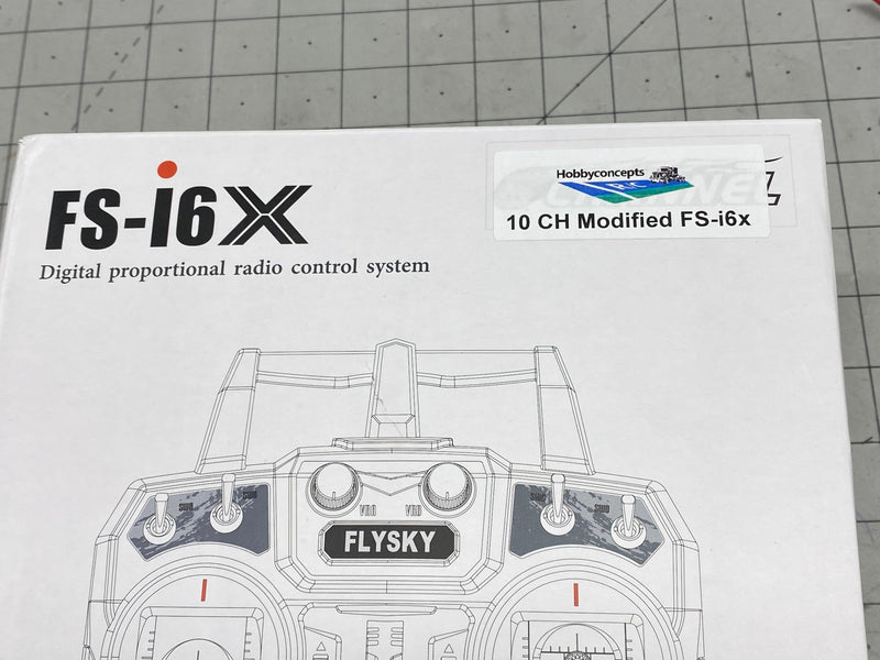 Flysky FS-i6x 2.4ghz 10 Channel  Radio Modified for Tamiya Semi Trucks