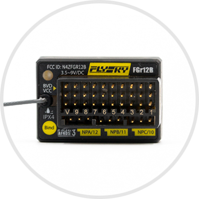 Flysky FGr12B 12 Channel receiver for PL18 EV Radio